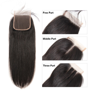 Cheveux 100% Remy Péruviens HD Super Double Drawn Lisses Naturels 4x4 Pouces Long Front SDD pour Lace Transparente Cheveux Humains pour Femmes - Product Image 6