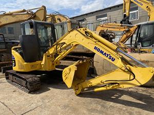 Komatsu เครื่องขุดไฮดรอลิก PC55MR-3 2023สภาพเครื่องยนต์ดีเซลที่เชื่อถือได้ปั๊มไฮดรอลิกทำงานราบรื่น - Product Image 3