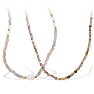 Collar de Perlas para Mujer, Uso Diario, Perlas Blancas, Joyería de Moda, Estilo Simple, Cadena de 80 cm de Largo - Product Image 5