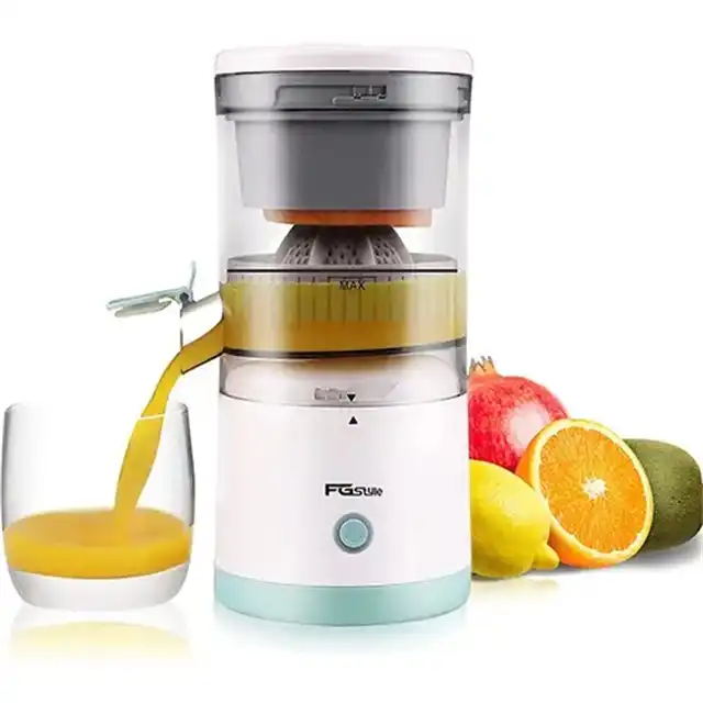 Juicer listrik portabel Juicer buah tanpa kabel rumah tangga jeruk Blender Lemon otomatis segar pemeras jus mesin