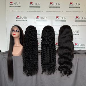 Peluca de Cabello Humano de Lujo con Frente de Encaje Transparente 13x6 para Mujeres Negras, Cabello Virgen con Cutícula Alineada, Pelucas de Cabello Humano de Buena Calidad al Por Mayor - Product Image 2