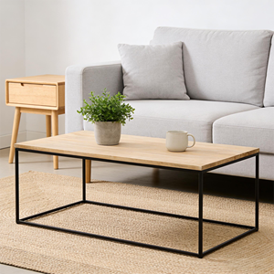 Mesa de Centro de <span class=keywords><strong>Metal</strong></span> Estilo <span class=keywords><strong>2025</strong></span>, Mesa de Centro Minimalista de Forma Cuadrada para el Hogar, Mesas de Sala de Estar Adecuadas para Diversos Entornos - Product Image 1