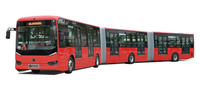 Bus électrique articulé à plancher bas Sunwin IEV18 Classic 18m, 150 places, CATL 149kWh, zéro émission, transport en BRT