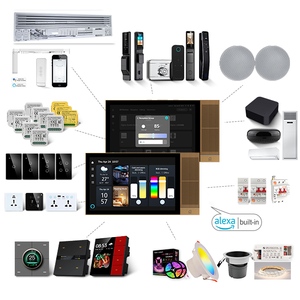2025 Golden Security TPA08 Tuya Panel de control de pantalla táctil para el Hogar Inteligente de 8 pulgadas con Alexa Voice Smart Home Kit integrado - Product Image 1