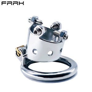Nuevo Jaula de Castidad Masculina Pequeña de Acero Inoxidable, Dispositivo de Abstinencia con Anillo de Púas para Pene, Juguete Sexual para Adultos - Product Image 2