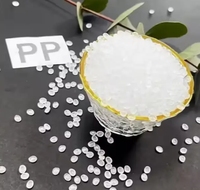 Granulés de plastique PP vierge 1100NK, homopolymère de polypropylène, granulés de polypropylène de qualité injection, matière première PP pour contenants de stockage alimentaire