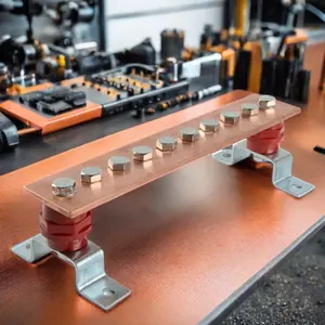 Grounding System Manufacturer Electrical Earth Busbar Bare Copper Bus Bar