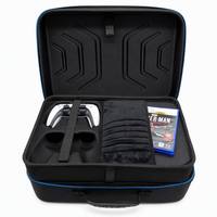 Étui rigide en EVA personnalisé avec logo pour manette PS5 DualSense, étanche, antichoc, portable, de protection, de transport et de rangement