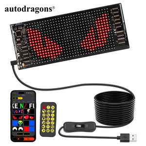 Autodragons - Pantalla LED Flexible Personalizable con Texto, Patrones y Animaciones Programables, con Control Remoto y Aplicación - Product Image 1