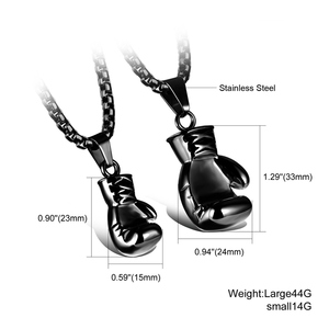 Bijoux en acier inoxydable plaqué or 14k, pour hommes, personnalisés, à la mode - Product Image 5