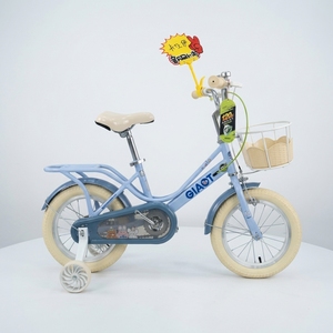 Bicicleta Linda para Niños de 3 a 5 Años con Ruedas de Entrenamiento, Canasta y Cuadro de Acero de Alto Carbono OEM/ODM - Product Image 3