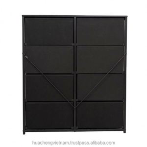 Hua Cheng Modern Living Room Fabric <b>Cabinet</b> with 8 Drawers Freestanding Durable Design - Product Image 5