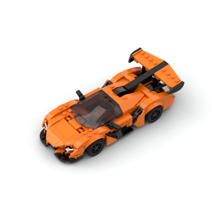 MOC M03121 Coche de Ciudad de Alta Velocidad, Campeón de Carreras, Superauto Clásico, Bloques de Construcción, Ladrillos de Carreras, Súper Técnica, Garaje Creativo, Set DIY - Product Image 1