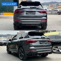 Kit carrosserie en fibre de carbone YCK, pelle avant, jupe latérale, diffuseur arrière, aileron supérieur, 2019-2024, adapté aux kits de conversion Audi Q3