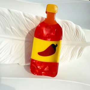 Accesorios para el cabello Dowell, comida de simulación Pastoral, pinza para el <span class=keywords><strong>pelo</strong></span> de Taco de salsa de Chile acrílica bonita, pinza para el <span class=keywords><strong>pelo</strong></span> de tiburón, pinza para la parte posterior de la cabeza - Product Image 2