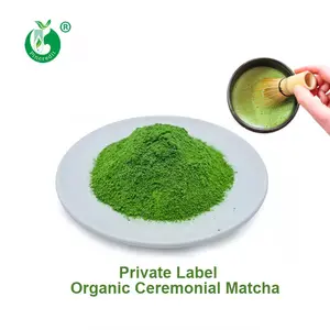 Pincre- precio a granel, Etiqueta Privada, Matcha orgánica de grado ceremonia, polvo de té verde