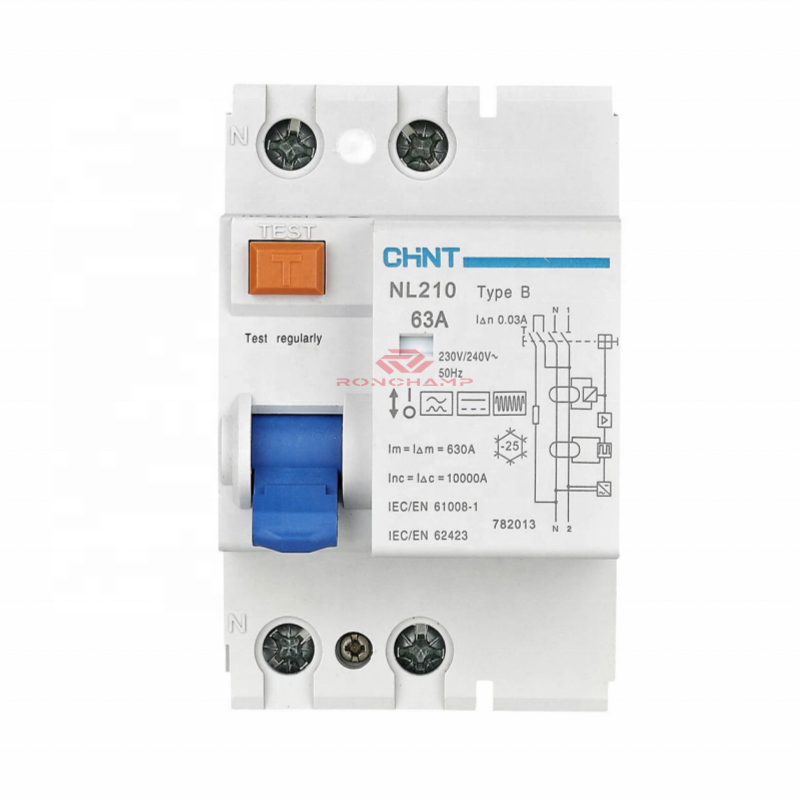 thumbnail image 2 of 2P Circuit Breaker AC400V CircuitBreaker Residual Current Breaker Air Switch 6KA 32A 2 of 13