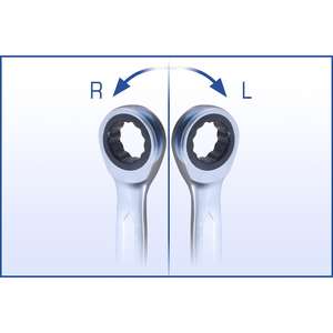 Brilliant Tools Llave de anillo de carraca, 24 mm - Product Image 2