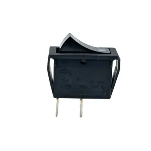 Interruptor basculante IP65, negro, 16A, 220V, CA, un polo, para electrodomésticos