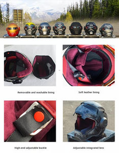 <span class=keywords><strong>Venta</strong></span> caliente ABS Full Face Flip Up Cool Interesante Ironman Máscara <span class=keywords><strong>Casco</strong></span> <span class=keywords><strong>Iron</strong></span> <span class=keywords><strong>Man</strong></span> <span class=keywords><strong>Casco</strong></span> <span class=keywords><strong>de</strong></span> motocicleta - Product Image 3