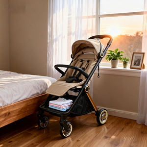 Xe đẩy em bé 3 trong 1 giá tốt nhất, nhẹ, dễ dàng gấp gọn một tay, tựa lưng ngả, có thể tháo rời, xe đẩy cao cấp - Product Image 2