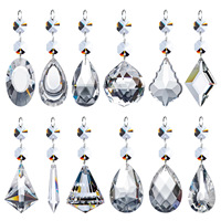 Honor of kristal bening tetesan air prisma liontin mimpi Suncatcher lampu Aksesori Dekorasi Rumah