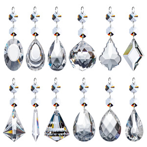 <span class=keywords><strong>Honor</strong></span> of Crystal Clear Water Drop Prism Colgante Dream Suncatcher Lámpara de araña Accesorios Decoración para el hogar - Product Image 1
