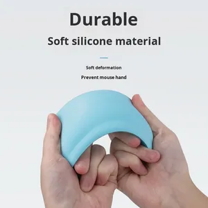 Odorless Silicone <strong>Wireless</strong> <strong>Mouse</strong> Pad with Wrist Guard Anti-<strong>Mouse</strong> Hand Office Pillow Rest <strong>Keyboard</strong> for Computer or Laptop <strong>Use</strong> - Product Image 1