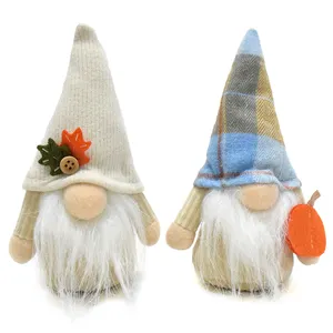 Boheng 2024 Harvest Tiered Tray Decor Small Scandinavian Autumn Tomte Gonk Fall Gnomes Thanksgiving Decoration