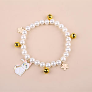 Collier de luxe pour animaux de compagnie chat collier de <span class=keywords><strong>chien</strong></span> pendentif perle Western Animal Simple élégant pour <span class=keywords><strong>chien</strong></span> marche fête accessoire en gros - Product Image 5