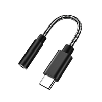 Cable Auxiliar Tipo C a 3.5mm de Alta Calidad con Trenzado de Kevlar BA01_B2, Adaptador de Audio HiFi sin Pérdidas para Auriculares con Cable y Dispositivos Móviles