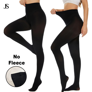 1 pièce Collants longs tricotés pour <span class=keywords><strong>femme</strong></span>, épaisseur moyenne, sexy, noirs, semi-transparents, effet sculptant, pour adultes, fêtes et usage quotidien - Product Image 5