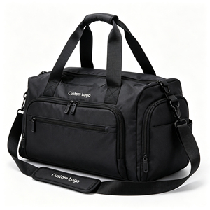 Bolsa de Gimnasio Ecológica con Logotipo Personalizado, para Hombre y Mujer, Estilo Moderno, Gran Capacidad, Compartimento para Zapatos con Cierre - Product Image 4