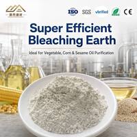 Argile Bentonite de Qualité Supérieure, Filtre à Huile de Qualité Alimentaire Certifié Casher pour le Traitement Commercial de l'Huile de Son de Riz