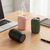 Gobelet isotherme à double paroi en acier inoxydable pour voyage, 220 ml, 380 ml, tasse à café avec couvercle rabattable