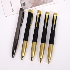 Bolígrafos de Metal de Alta Gama con Punta Giratoria, Tinta Negra de 0.5 mm, Venta al por Mayor, Cuerpo Liso Promocional, Personalizado para Publicidad - Product Image 2