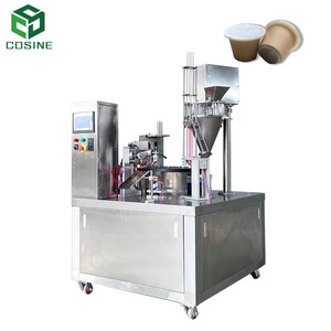 Remplisseur rotatif super populaire de Siemens alimenté par PLC pour les poudres: farine, poudre de café, poivre noir, épices - Product Image 1