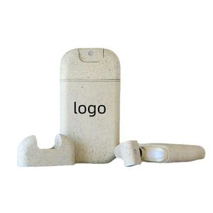 Portable Alcohol Spray Card Type Hand Sanitizer <b>Perfume</b> Separate Care Straw Material <b>Bottle</b> Support Custom logo - Product Image 1