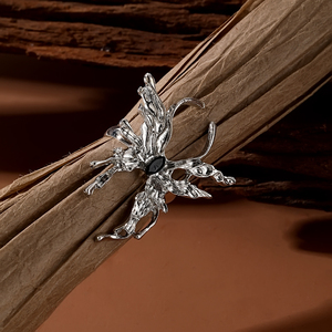 VKME Punk <span class=keywords><strong>Goth</strong></span> Estilo Big Butterfly <span class=keywords><strong>Ring</strong></span> Para Mulheres Jóias - Product Image 5