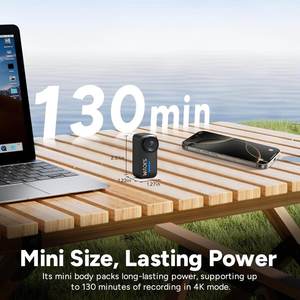 Caméra d'action étanche 4K SJCAM C110 Plus, <span class=keywords><strong>enregistreur</strong></span> vidéo sportif unique avec Wi-Fi pour <span class=keywords><strong>TikTok</strong></span> Instagram, type de support MicroSD - Product Image 5