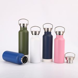 Bouteille d'eau sport à large ouverture de style américain en acier inoxydable 304, double paroi isolée sous vide, isolation thermique de 6 à 12 heures - Product Image 3
