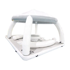 Plateforme de tente gonflable aquatique en PVC de haute qualité, plateforme flottante marine gonflable pour fête aquatique en <span class=keywords><strong>mer</strong></span> ou en lac - Product Image 2