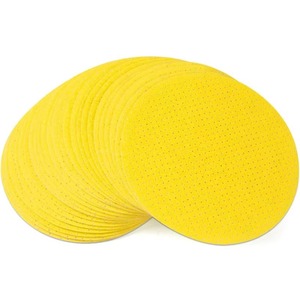 Disques de ponçage durables en velcro de 225 mm, disques de ponçage perforés, feuilles de ponçage rondes pour ponceuses à cloisons sèches 80/100/120/150/180/220 # - Product Image 1