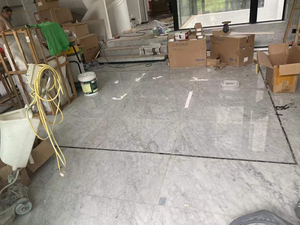 Piastrelle in Marmo di <span class=keywords><strong>Carrara</strong></span> su Misura 600x600mm, Spessore 10mm, per Rivestimenti Murali e Pavimenti, Ideali per Ville, Decorazioni e Hall di Ascensori - Product Image 6