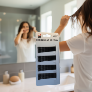 Mnj Hair Clips 6.0cm 40pcs Black For Styling - Product Image 3