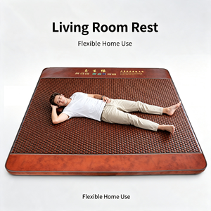 Alfombrilla Térmica de Jade <span class=keywords><strong>Natural</strong></span> con Infrarrojos Lejanos, Calentador Eléctrico de Cama con Temperatura Ajustable para SPA en Casa, Relajación y Brillo de la Piel - Product Image 4