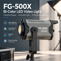 FG 500X Lumière de studio professionnelle COB 500W haute puissance bicolore 2700~6500K IRC 97 modes de contrôle multiples pour photographie