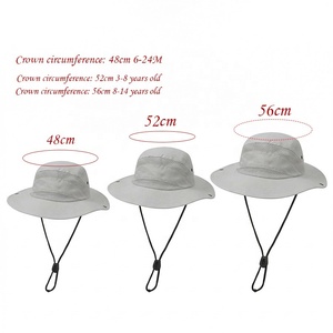 Sombrero de Pescador para Niños, Ala Ancha, Transpirable, para Verano, Playa, Safari, Protección Solar, Modelo B-3977 - Product Image 5
