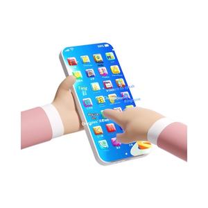 Téléphone portable <span class=keywords><strong>jouet</strong></span> pour enfants - Téléphone de simulation éducatif en plastique rechargeable et à mâcher pour garçons de 4 à 6 ans - Product Image 5