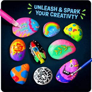Kit di pittura Rock per bambini che si illuminano al buio Set di giocattoli <span class=keywords><strong>da</strong></span> <span class=keywords><strong>disegno</strong></span> con Rock per bambini dai 6 ai 12 anni per ragazzi e ragazze Kit di attività artigianali - Product Image 2